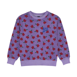Bonmot Mallow Terry Flowers Sweatshirt