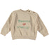 Tocoto Vintage Beige Fleece Baby Tocoto Love Vintage Sweatshirt