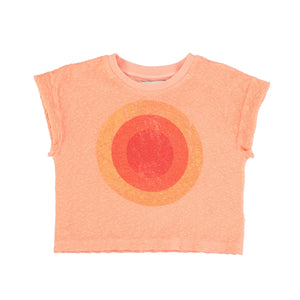 Piupiuchick Coral w/ "La Playa" Print T-Shirt