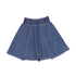 Bamboo Denim Elastic Waist Short Skirt