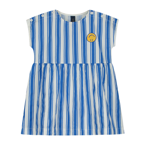 Bonmot Ivory Vertical Stripe Summer Dress