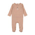 Lilette Pink Doll Embroidered Footie