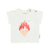 Piupiuchick Ecru W/ Heart Print Baby T-shirt