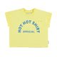 Piupiuchick Yellow w/ Ice Cream Print T-shirt