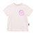 Loud Apparel Soft Pink Beauty Orchid Print  T-Shirt