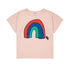 Bobo Choses Light Pink Rainbow T-Shirt