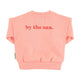 Piupiuchick Coral w/ Lips Print Baby Sweatshirt