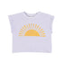 Piupiuchick Lavender w/ " Burning Sand" Print T-Shirt