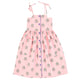 Piupiuchick Pink w/ Green Trees Maxi Dress (Size Down)