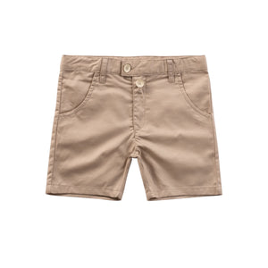 Kipp Taupe Cotton Shorts