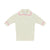 Morley Cream Short Sleeve Collar Fitted Sweater