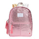 State Pink Metallic Silver Mini Backpack