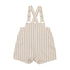 Lil Legs Taupe Stripe  Overall