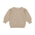 Lil Legs Taupe Knit 3/4 Sleeve Sweater