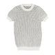 Le Bourdon Green Ombre Ribbed Knit Sweater