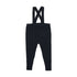Coco Blanc Navy Ribbed Knit Overalls