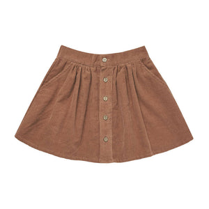 Rylee + Cru Spice Button Front Mini Skirt