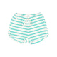 Buho Pool Green Baby Terry Stripes Polo & Shorts