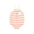 Buho Rose Clay Baby Stripes Romper