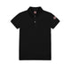 Colmar Black Logo on Sleeve Solid Polo T-Shirt 3579N