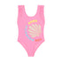 Billieblush Medium Pink " The Mermaids Song" Flouncy Straps Swimsuit