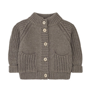 1 + in the Family Taupe Timeo Cardigan