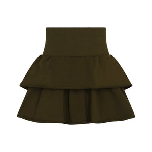 Parni Green Girl Tiered Skirt K296
