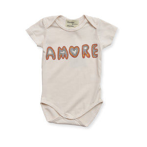 Wander & Wonder Ecru Baby Onesie