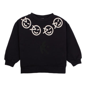 Wynken Soft Black Necklace Sweater