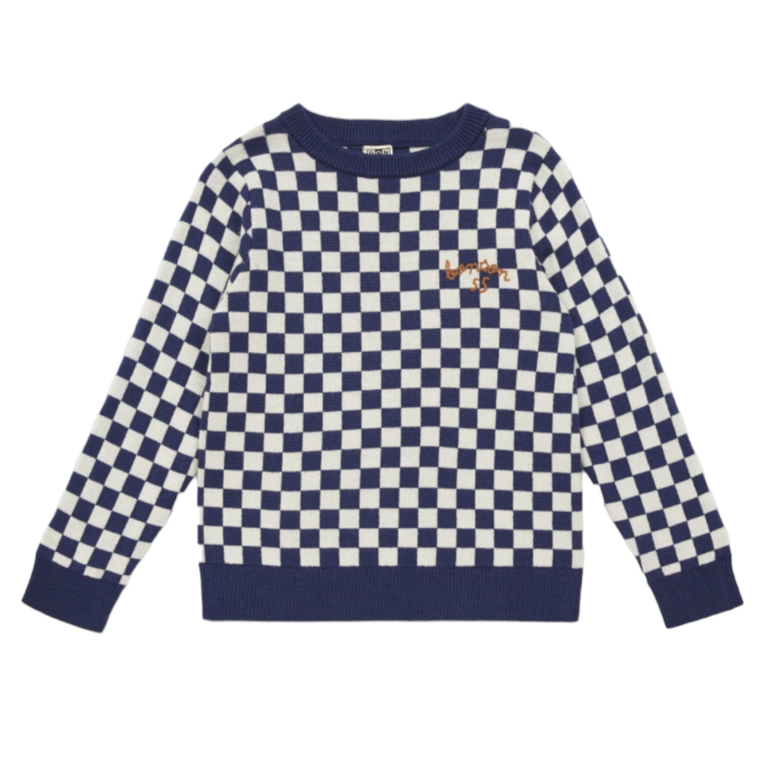 Damier Printed Crewneck