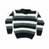 Manuelle Frank Grey Stripe Sweater