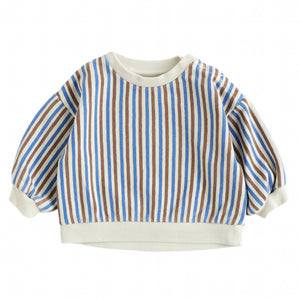The Campamento Brown Stripe Sweatshirt
