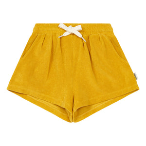 Hundred Pieces Sunflower Yellow Terry Cloth Shorts