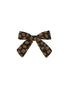 Rylee + Cru Black Floral Bow w/ Clip