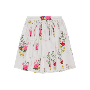 Christina Rohde White Floral Skirt