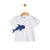 Yellow Sub Embroidered Fish T-Shirt