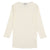 Kin + Kin White/White 3/4 Sleeved Stitched Tee