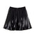 Twinset Black Long Pleather Skirt