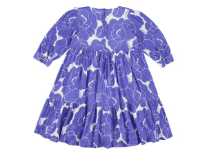 Morley Celia Blue Floral Long Sleeve Dress
