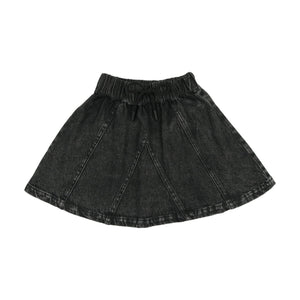 Lil legs Black Denim Structured Skirt