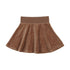 Lil legs Camel Velour Circle Skirt