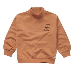 Sproet and Sprout Lion Ski Lift Turtle Neck Sweatshirt