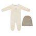 Kipp Baby Blue Bunny Footie + Hat