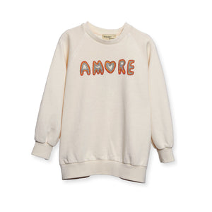 Wander & Wonder Ecru Amore Sweatshirt