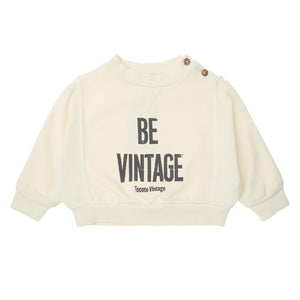 Tocoto Vintage Baby "Be Vintage" Sweatshirt & Basic Legging Set