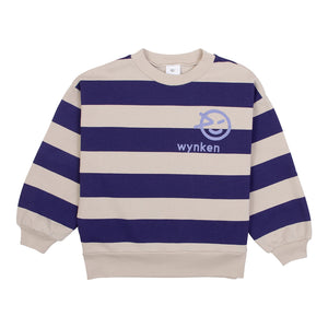 Wynken Cool Grey Stripe Classic Sweater