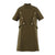 Elisabetta Franch Army High Neck with Button Logo Crepe Dress