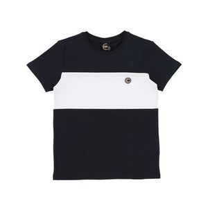 Colmar Navy and White Colorblock Tee