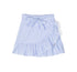 Twinset White/Blue Stripe Woven LONG Skirt