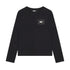 DKNY Black Cotton Jersey Long Sleeve T-shirt